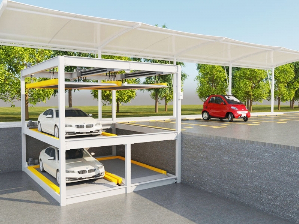 山东浅易立体车库装备